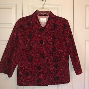 Red cotton jacket
